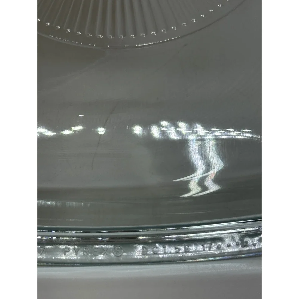 VTG Pyrex Casserole Lid Clear Glass Oval Replacement DC 1.5 C 17 10.25